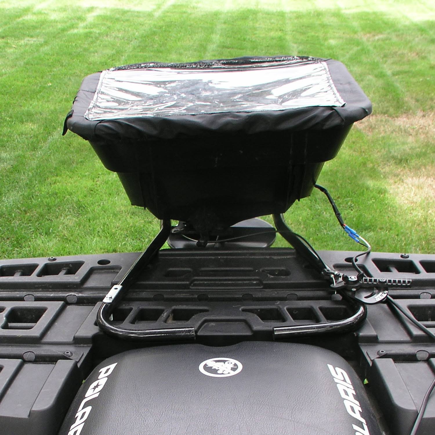 12V ATV Broadcast Seed and Fertilizer Spreader H61226