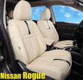 Wine Red Waterproof Faux Leather Car Seat Covers J61004