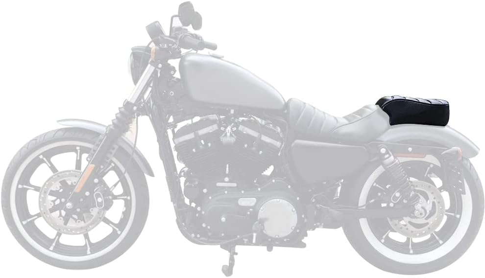 Passenger Pillion Seat with Passenger Footpeg Mount Kit for Sportster Iron 883 XL883N Models X46717