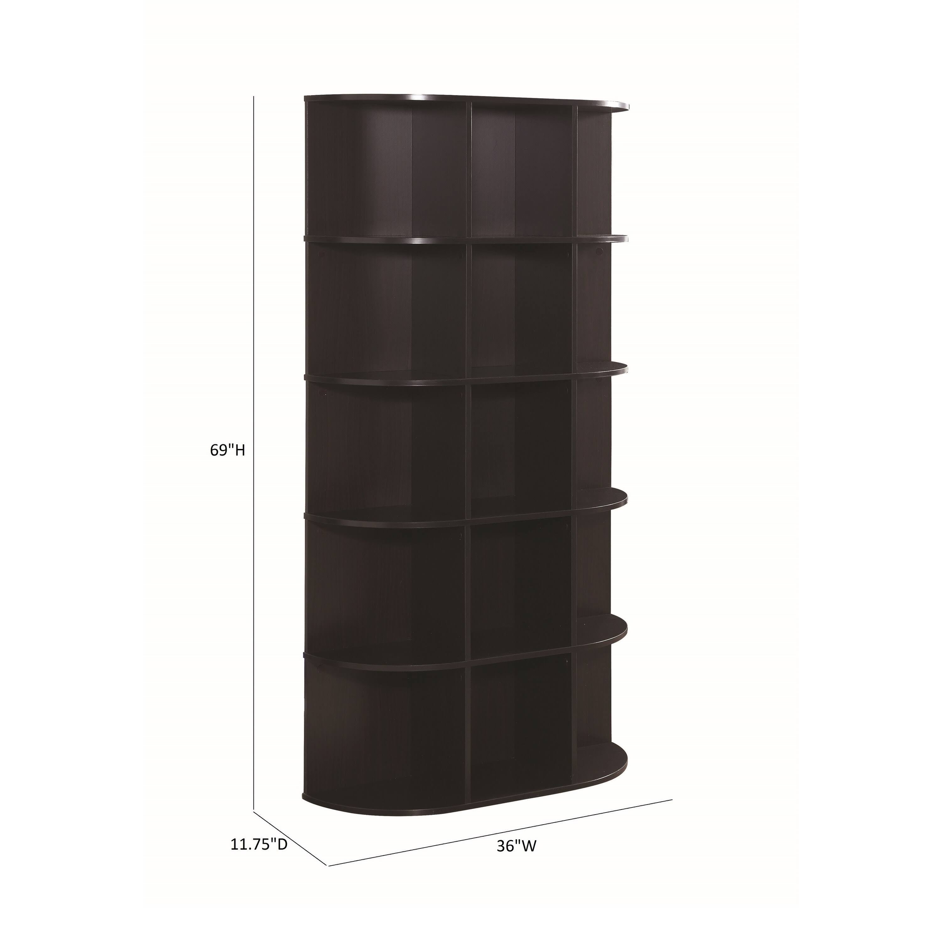 Cappuccino Finish Bookcase A1778