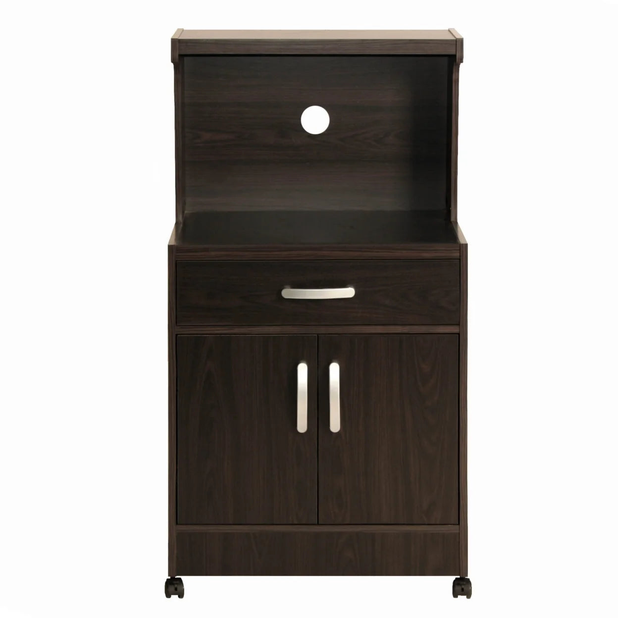 Tobacco Wooden Microwave Cart B5078