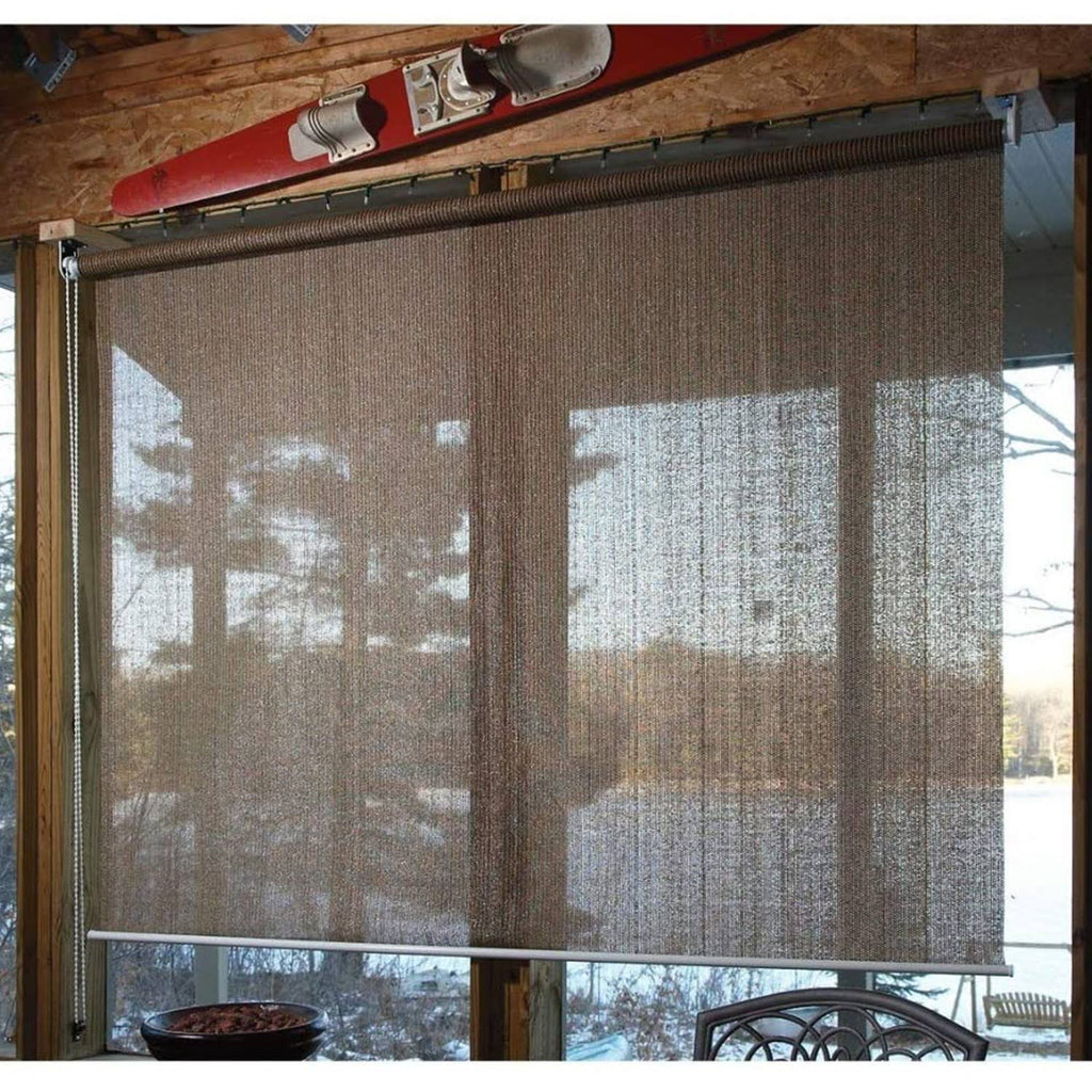 Black Polyethylene Roll Up Window Shade A807714