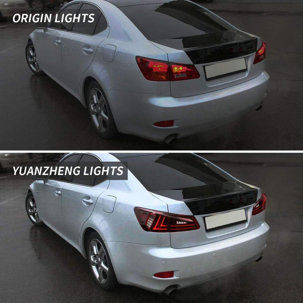 Full LED Amber Reflector Headlights & Red Taillights Assembly O80826