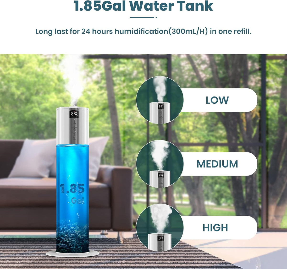 Large Smart Humidifier with Light Function V746
