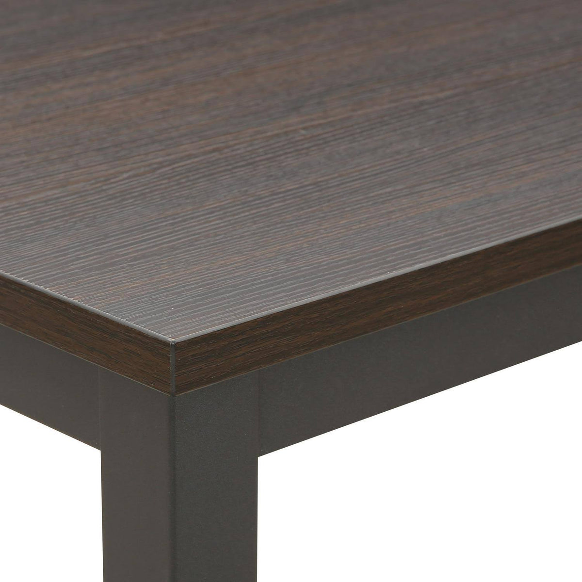 Dark Walnut Black Office Desk D336309