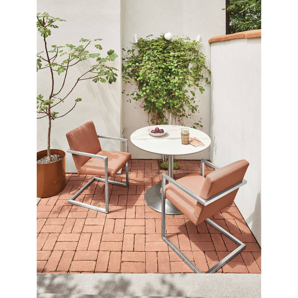 White Round Patio Table H53965