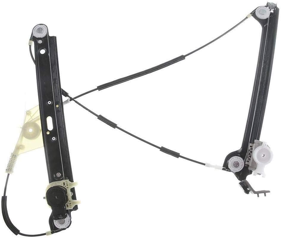 Front Driver Side Power Window Regulator without Motor Compatible with BMW E82 E88 128i 135i 2008-2013 Pack of 2 X59807
