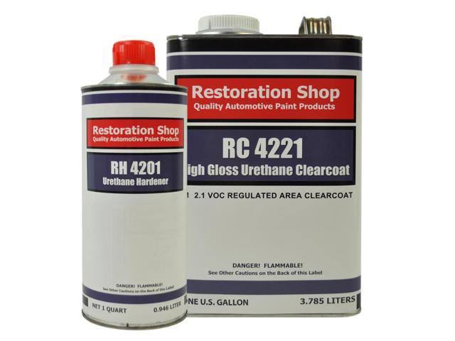 Gold Mist Metallic Urethane Basecoat Clearcoat Car Auto Paint Complete Medium Gallon Kit R36850