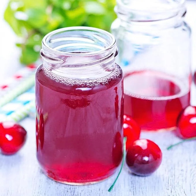 24 Pack 12 oz Glass Bottles Cherry Soda W717