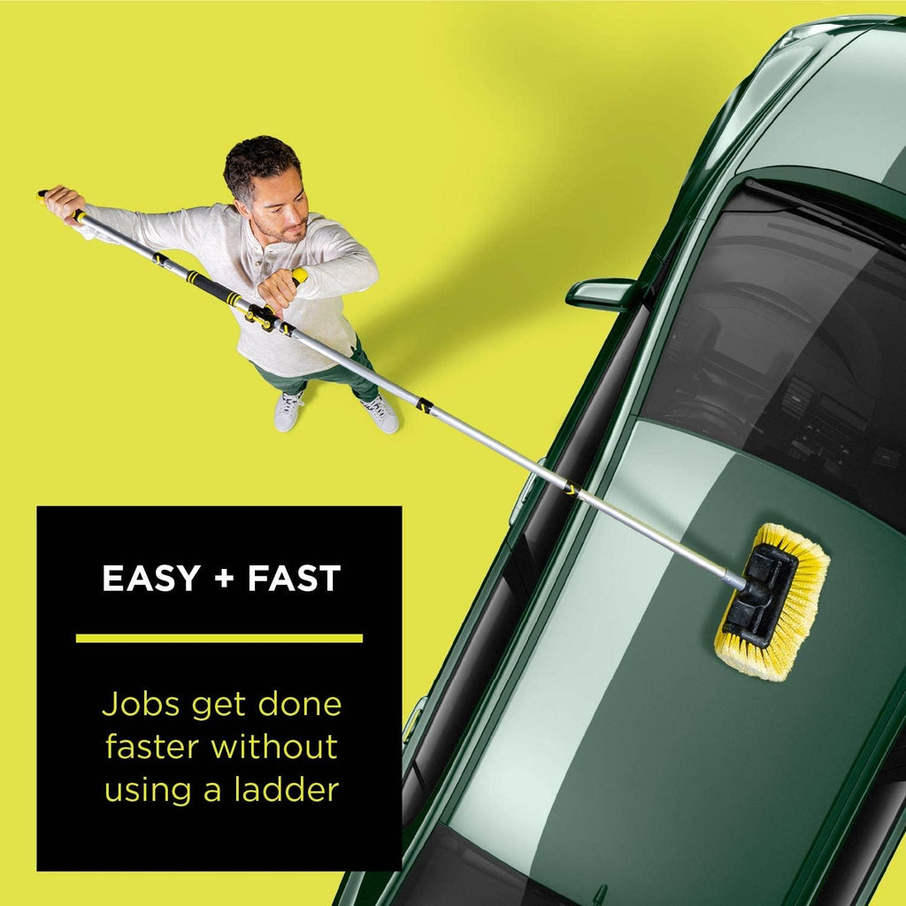 6-24 Foot Soft Bristle Car Wash Brush and Extension Pole T247