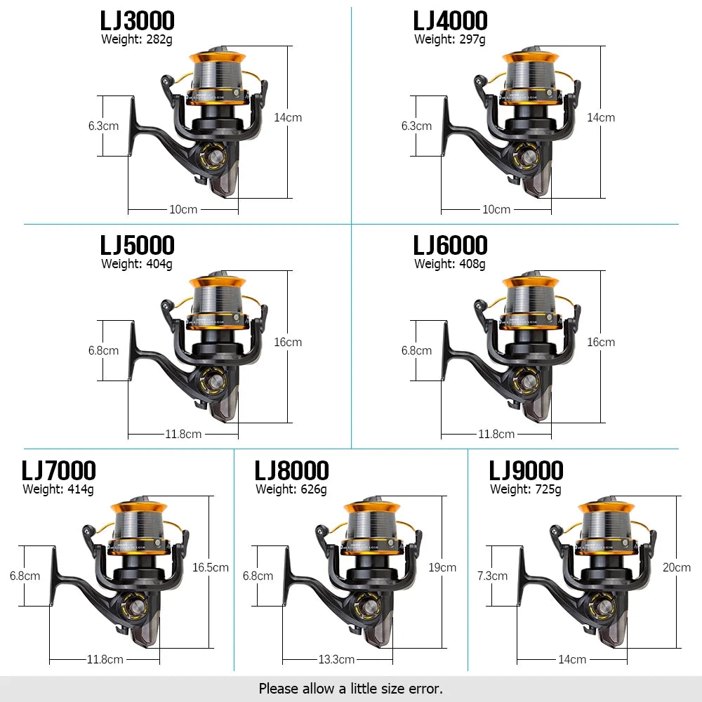 Spinning Reel 12+1bb 13ball Speed 4.11 Lj9000 O939048