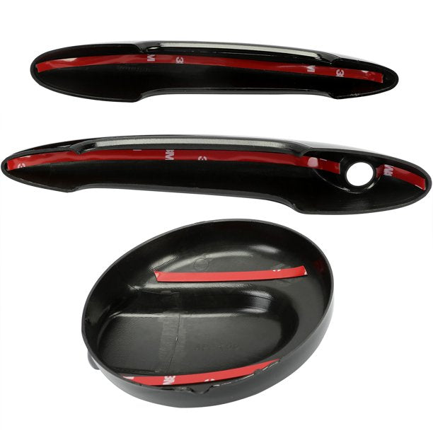 Black Gas Cap and Door Handle Cover for BMW MINI Cooper S Hatchback S513