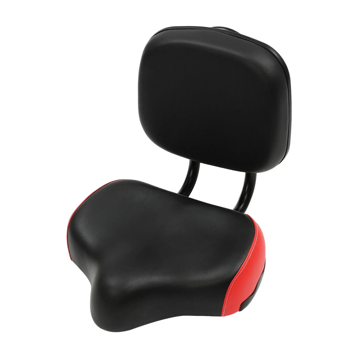 Red/Blue 11.5" x 9.5" Wide Bike Seat with Backrest X693773