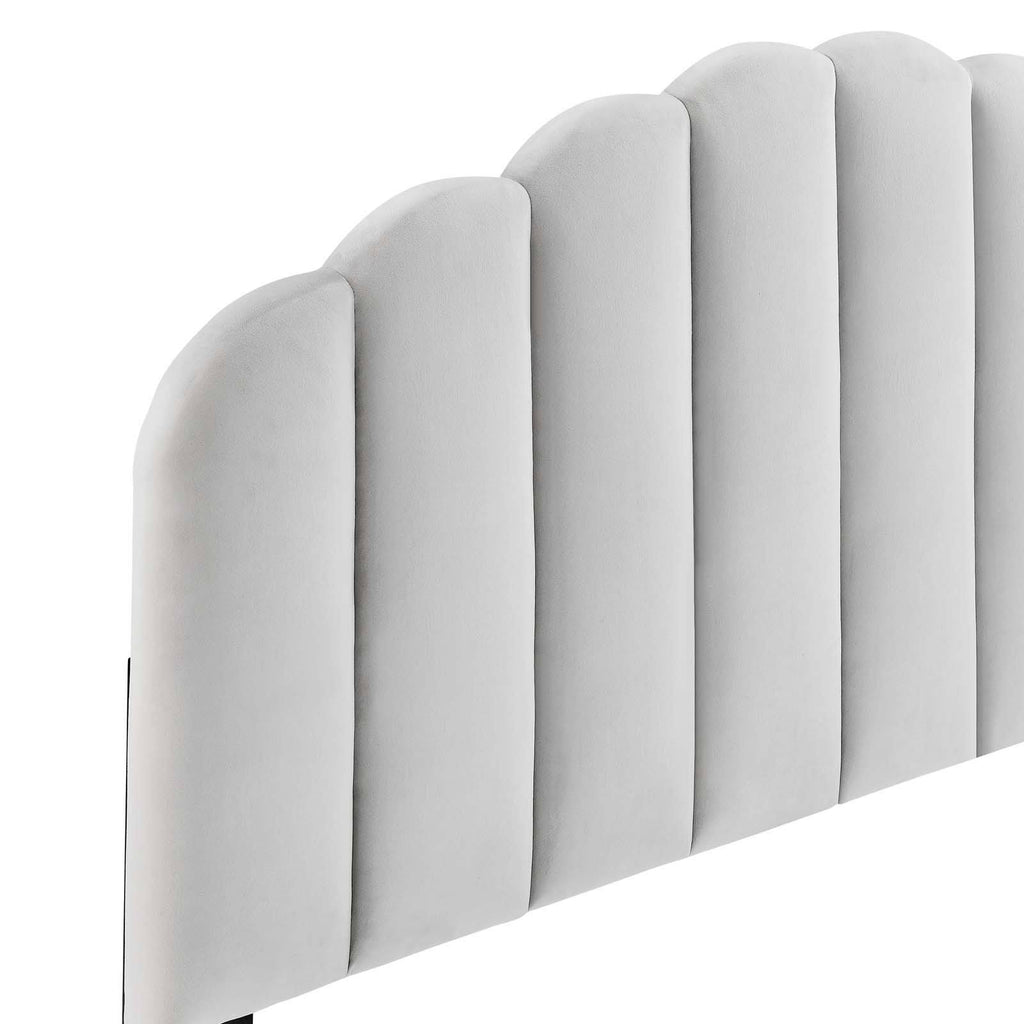 King California King Velvet Headboard U2241