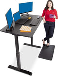 48 Inch Electric Standing Desk, Height Adjustable, Black A554