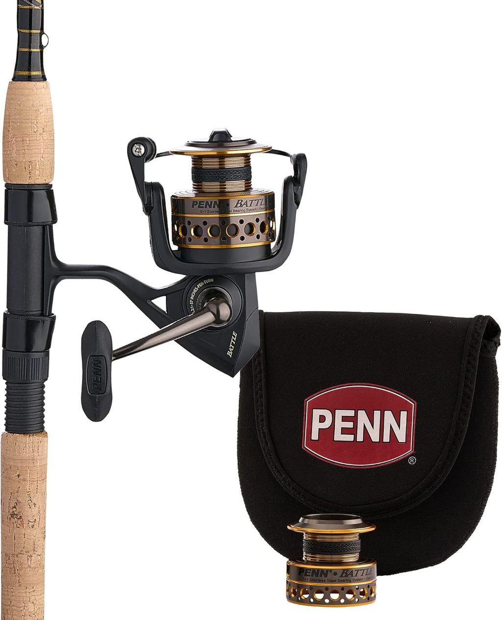 Penn Battle Spinning Reel and Fishing Rod Combo X5665