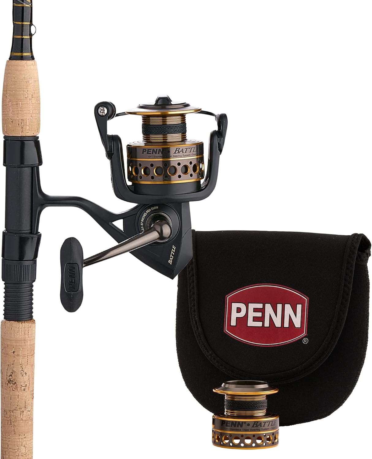 Penn Battle Spinning Reel and Fishing Rod Combo X5665