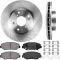 Premium OE 5 Lug Brake Rotors with Ceramic Pads and Hardware Q661