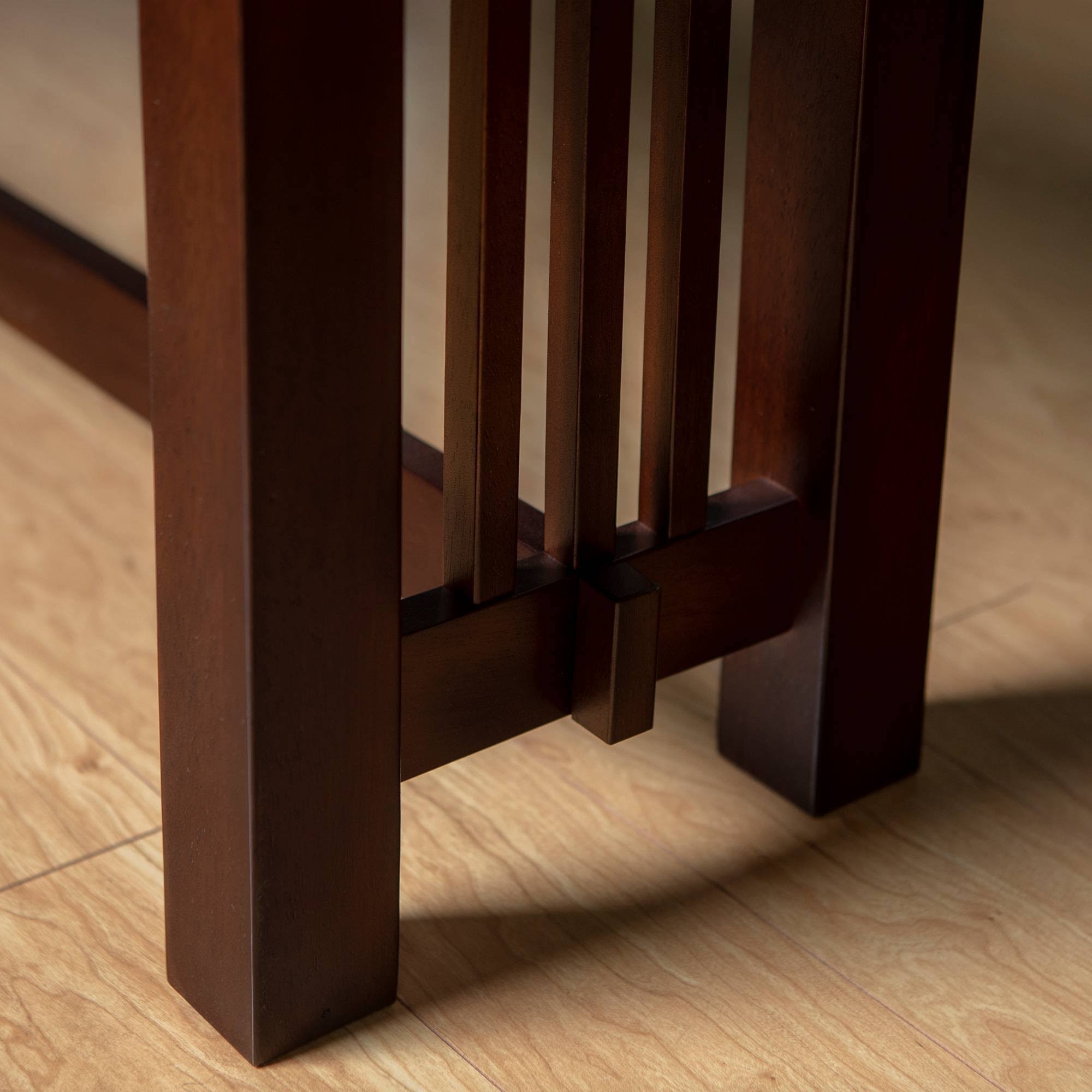 Cappuccino Wood Kitchen Dining Bench V869