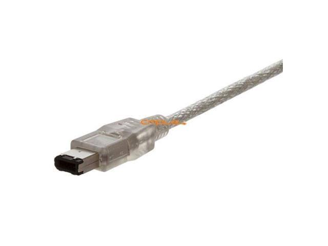Clear 15ft Firewire DV Cable I484