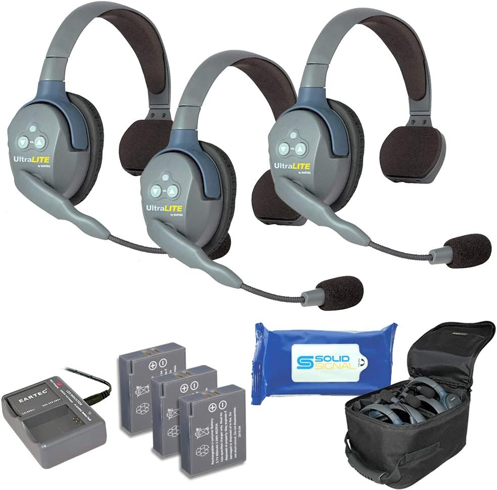 4 Single Ear Wireless Headset Communication System W16042