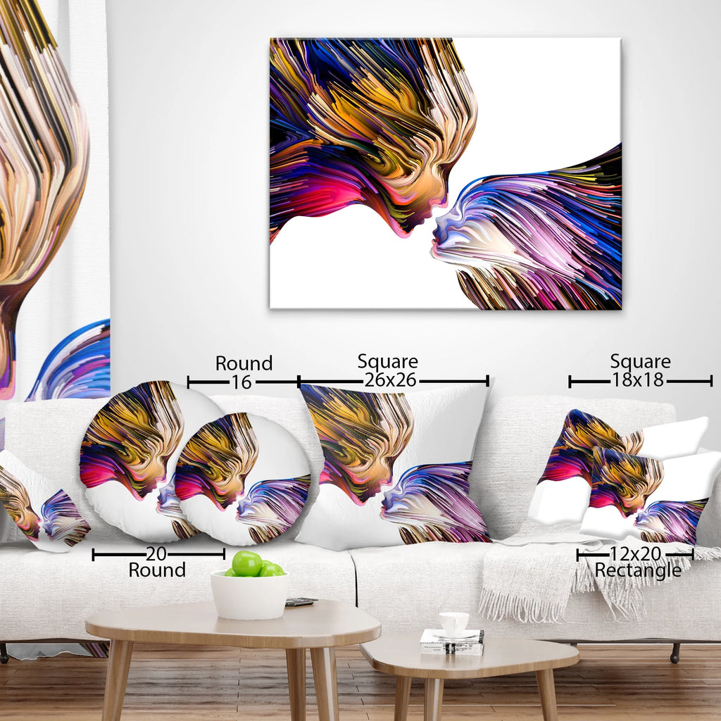 Antelope Canyon Landscape Photo Throw Pillow L220