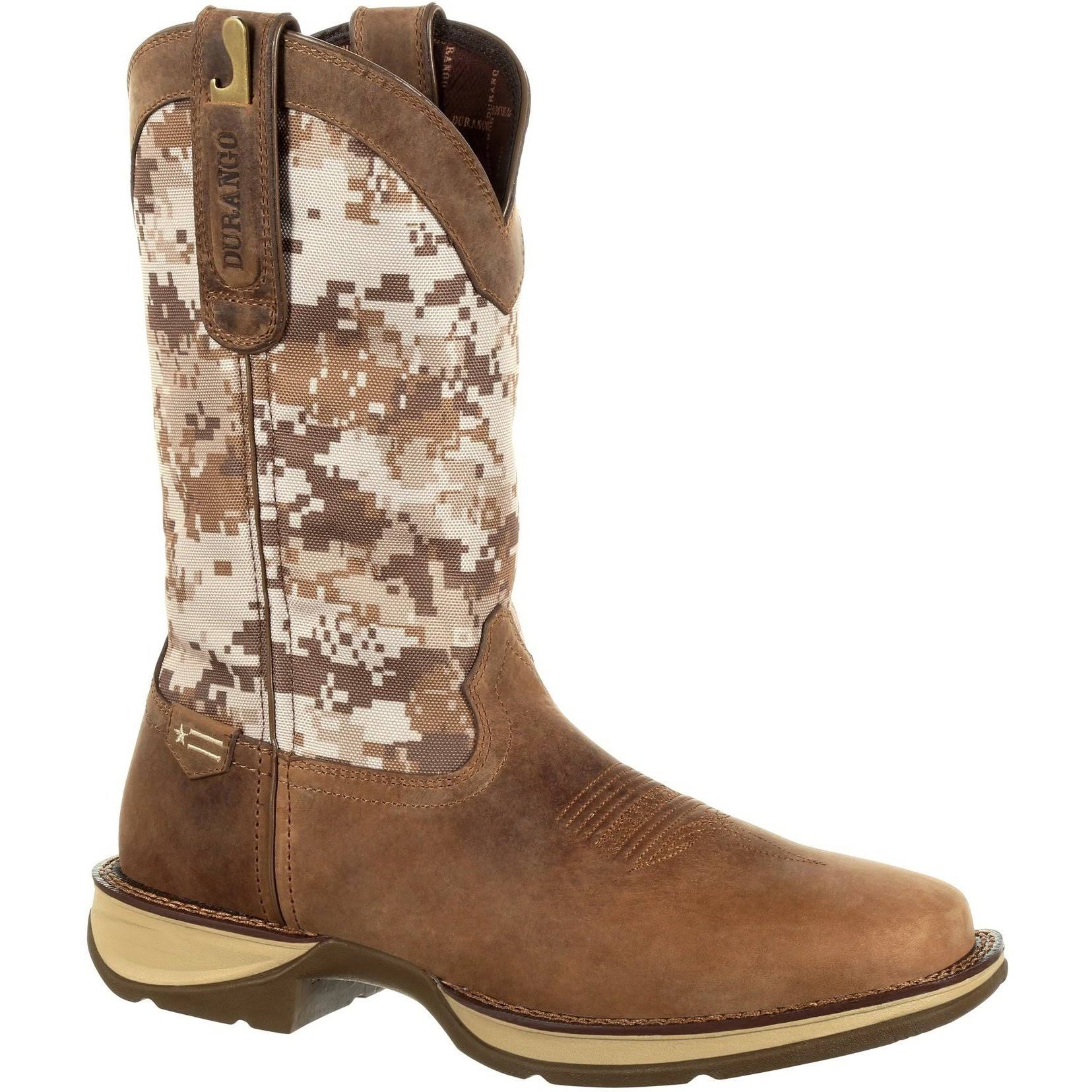 Brown Desert Camo Men&s 11 Boots Z885441