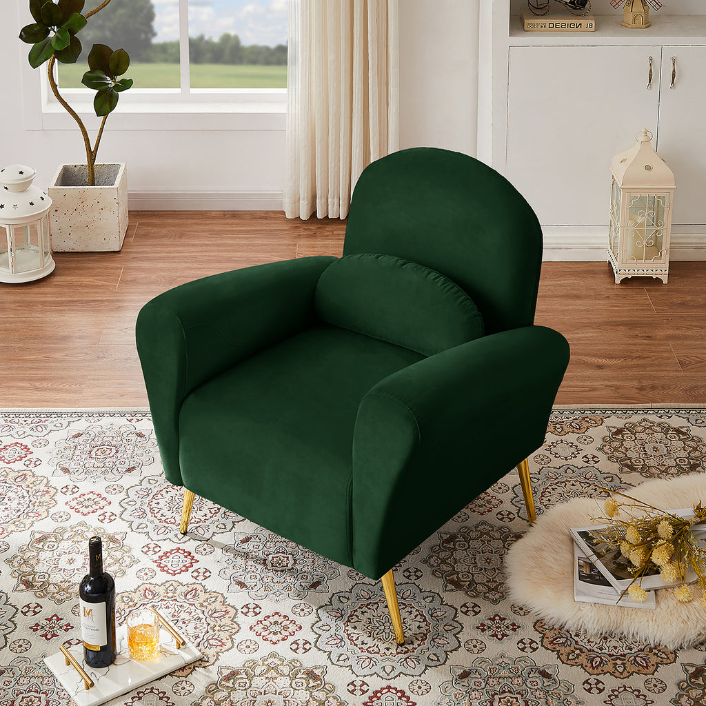 Blue Upholstered Armless Chair F66317