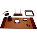 Leather Desk Set 8-Piece Mocha U530