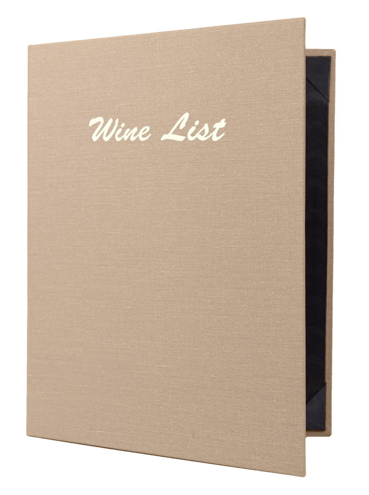 Tan Casebound Menu L4925