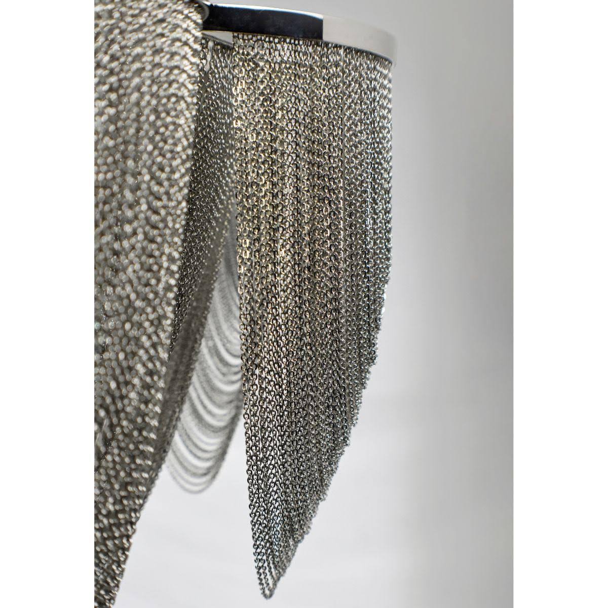 Polished Nickel 6-Light Flush Mount E53342