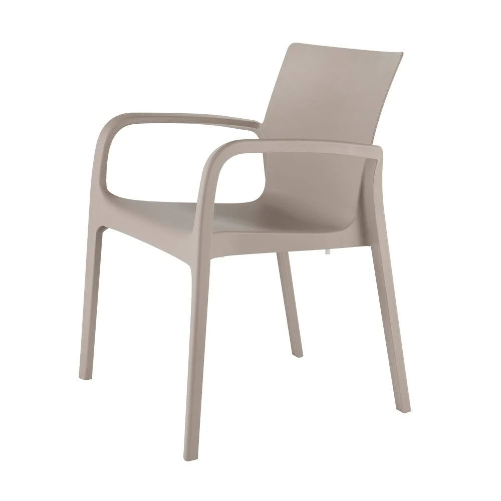 Red Stackable Dining Armchair, Set of 2 T595