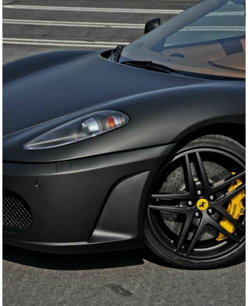 Matte Black 5ft x 3ft Car Wrap Vinyl Film Pack of 2 D56645