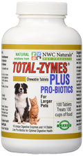 100 Tablets Enzymes and Probiotics for Dogs and Cats Q542
