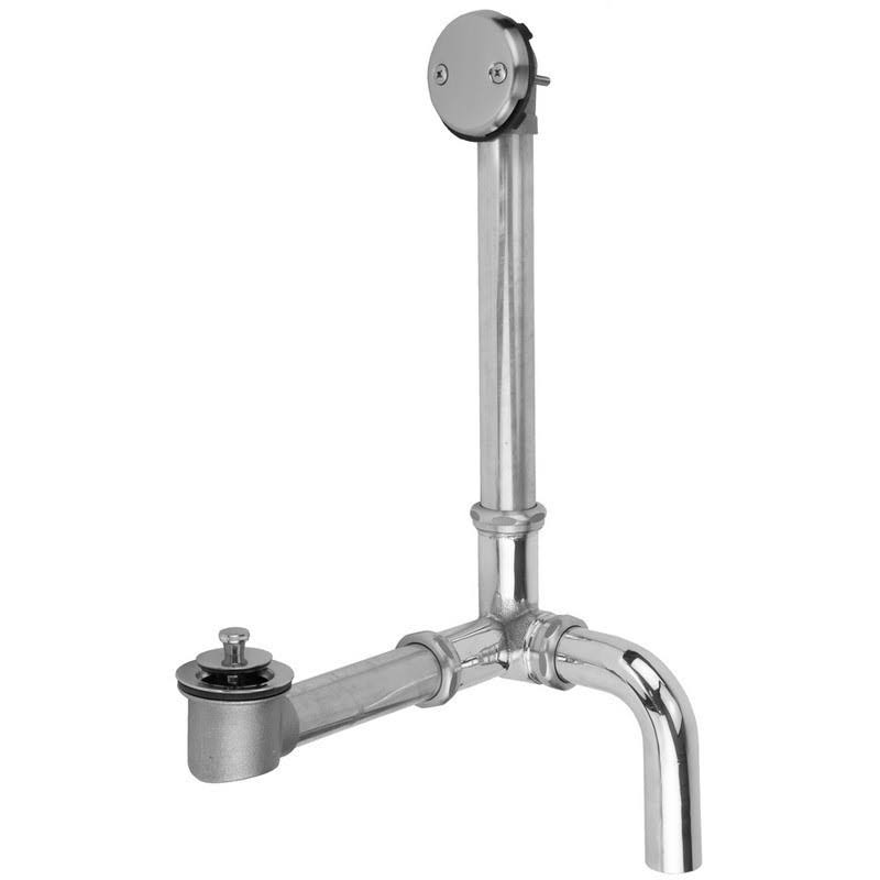 Satin Brass Two Hole Tub Waste O227