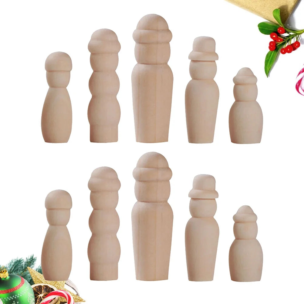 20 in 1 DIY Wooden Doll Bodies C324280
