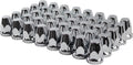 ABS Chrome Plastic 33mm Thread-on Lug Nut Covers Pack of 60 E36199