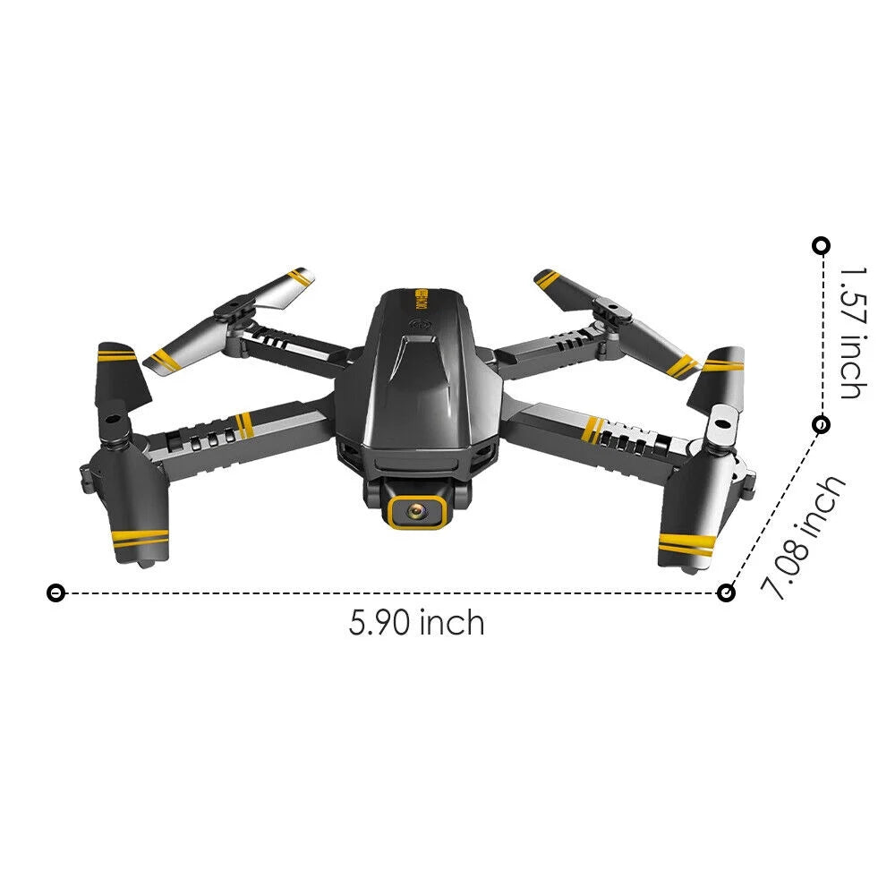 4K HD Dual Camera FPV Foldable Quadcopter with 3 Battery E929157