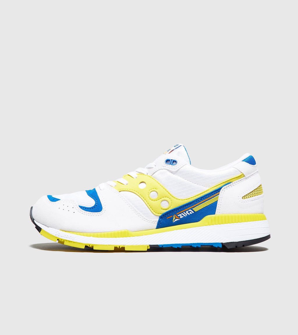 White, Yellow & Blue Saucony Shoes U782