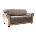 Mocha XL Sherpa Sofa Furniture Covers A679826
