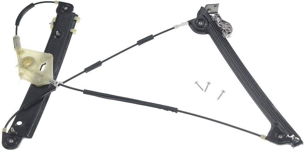 Front Driver Side Power Window Regulator without Motor Compatible with BMW E82 E88 128i 135i 2008-2013 Pack of 2 X59807