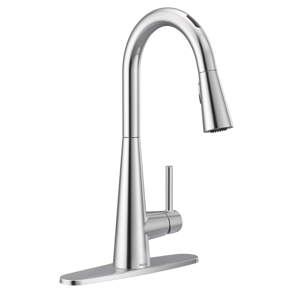 Chrome One-Handle Pulldown Kitchen Faucet C1099