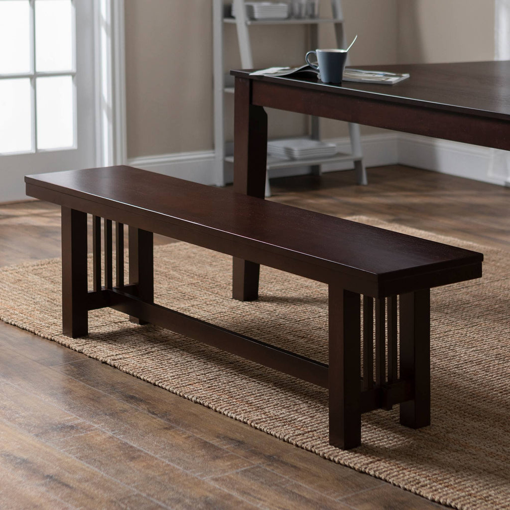 Cappuccino Wood Kitchen Dining Bench V869