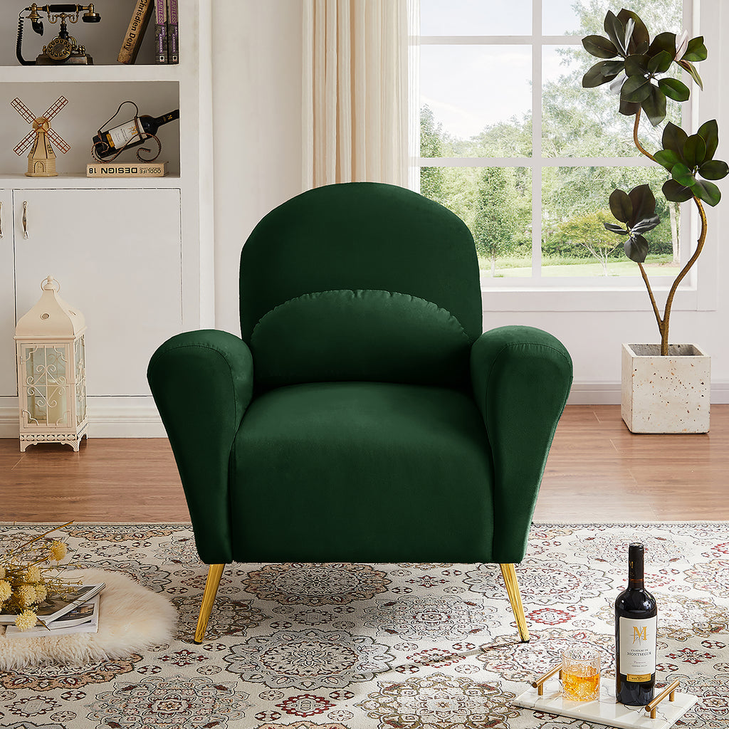 Blue Upholstered Armless Chair F66317
