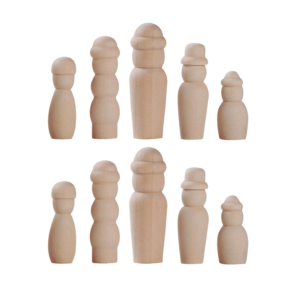 20 in 1 DIY Wooden Doll Bodies C324280