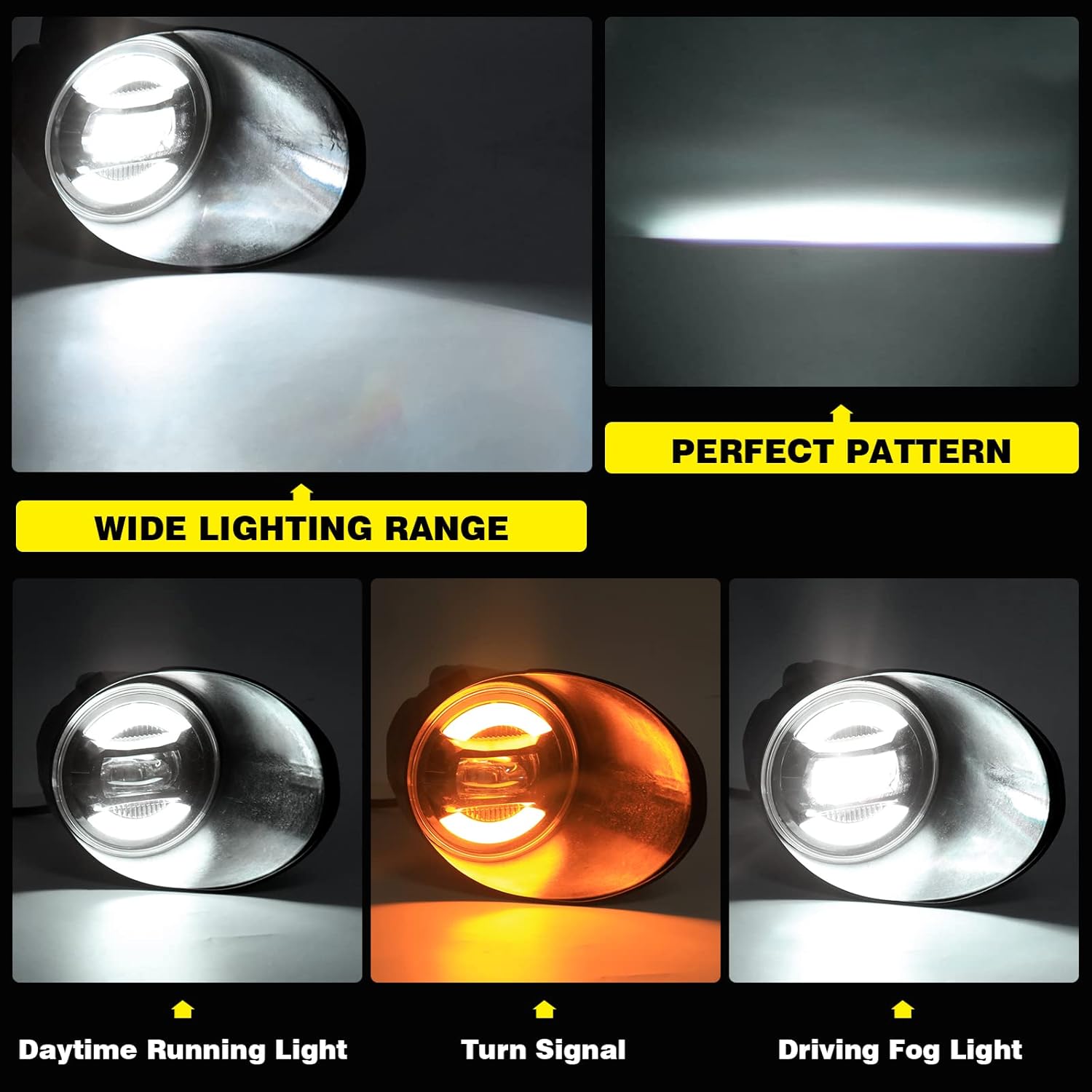 LED Fog Lights Assembly Kit F35668