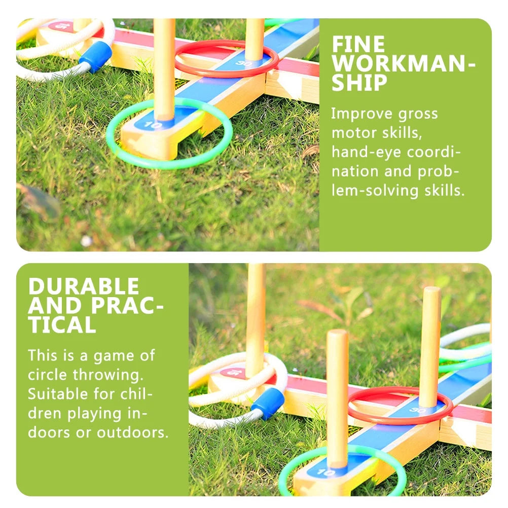 Earth Tones Ring Toss Toy Game P135