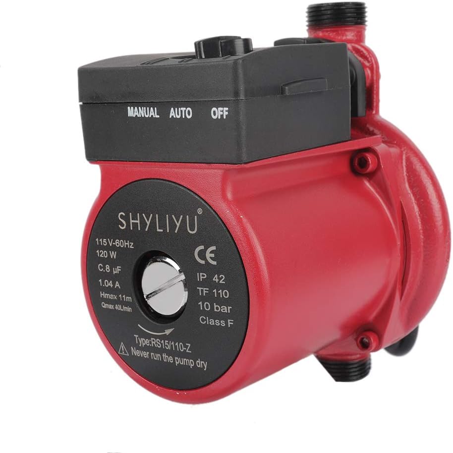Water Pressure Booster Pump 115V 1 inch Outlet Cast Iron S68988