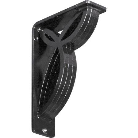 Wrought Iron Bracket Antiqued Copper Triple Center brace O31819