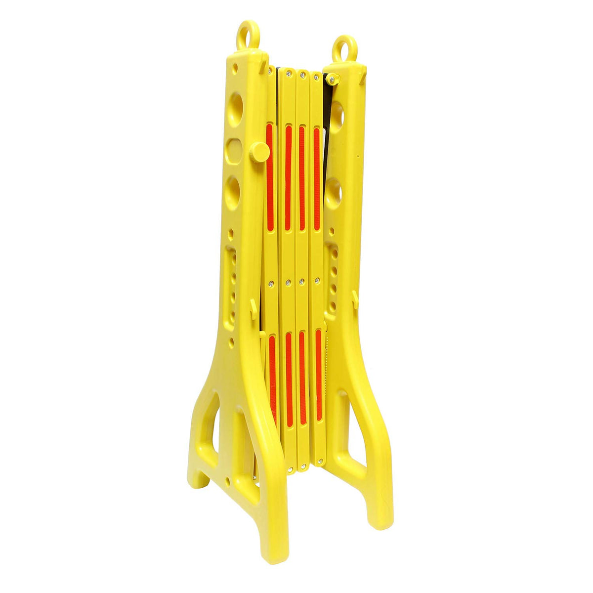 8 Ft Portable Road Safety Barricade with Reflectors W5241